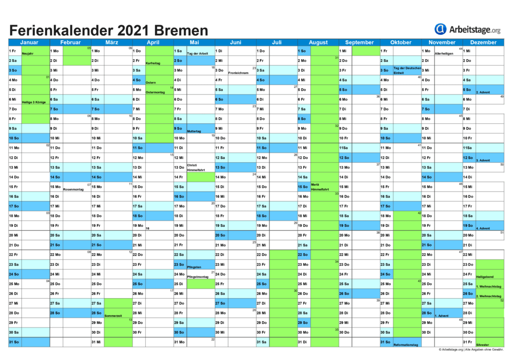 Ferien Weihnachten 2022 Bremen Ferien Bremen 2021, 2022