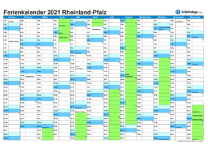 Ferien Rheinland-Pfalz 2019, 2020 + Ferienkalender